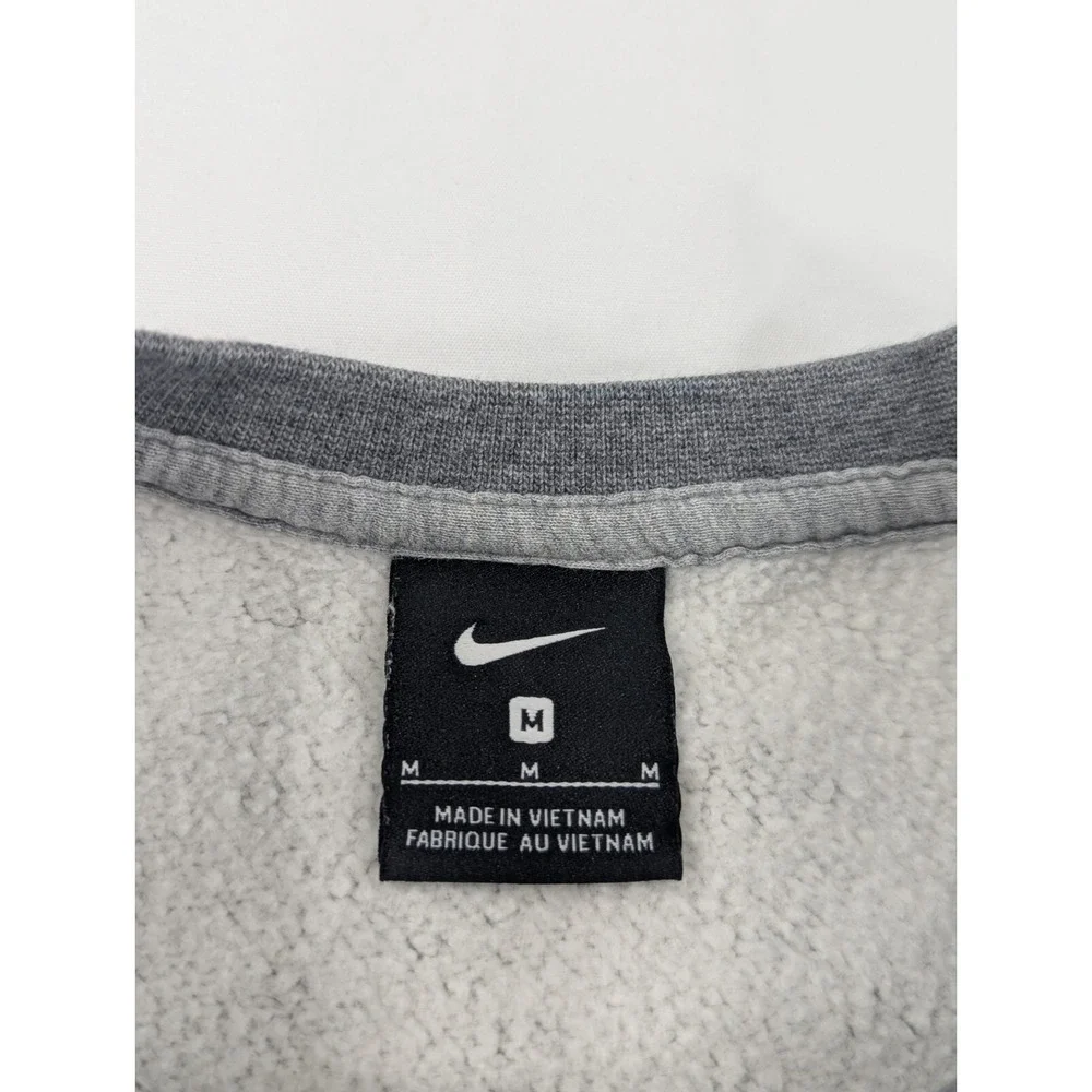 Nike Oklahoma Sooners Rowing Sweater Gray NCAA Pullover Crewneck Sweatshirt‎ Med